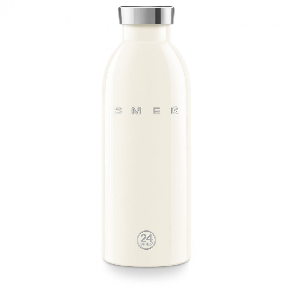 Термобутылка SMEG WBF01CR стиль 50-х гг, объем 500мл, поддержание тепла до 12 часов, кремовый
