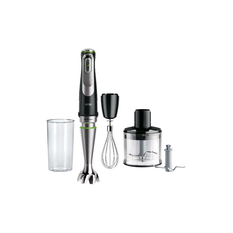 Блендер Braun MQ9135XI черный/серебристый