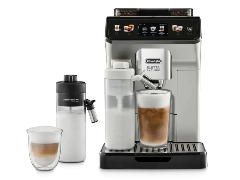 Кофемашина Delonghi Eletta Explore ECAM450.65.S серебристый