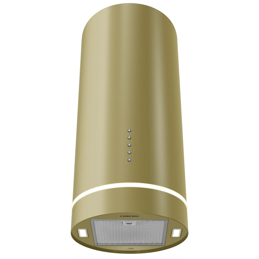 Вытяжка MEFERI TUBE35GOLD Comfort горчично-золотой