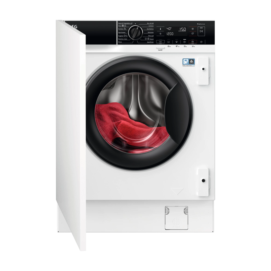 Встраиваемая стиральная машина AEG L7WBE68SI белый
