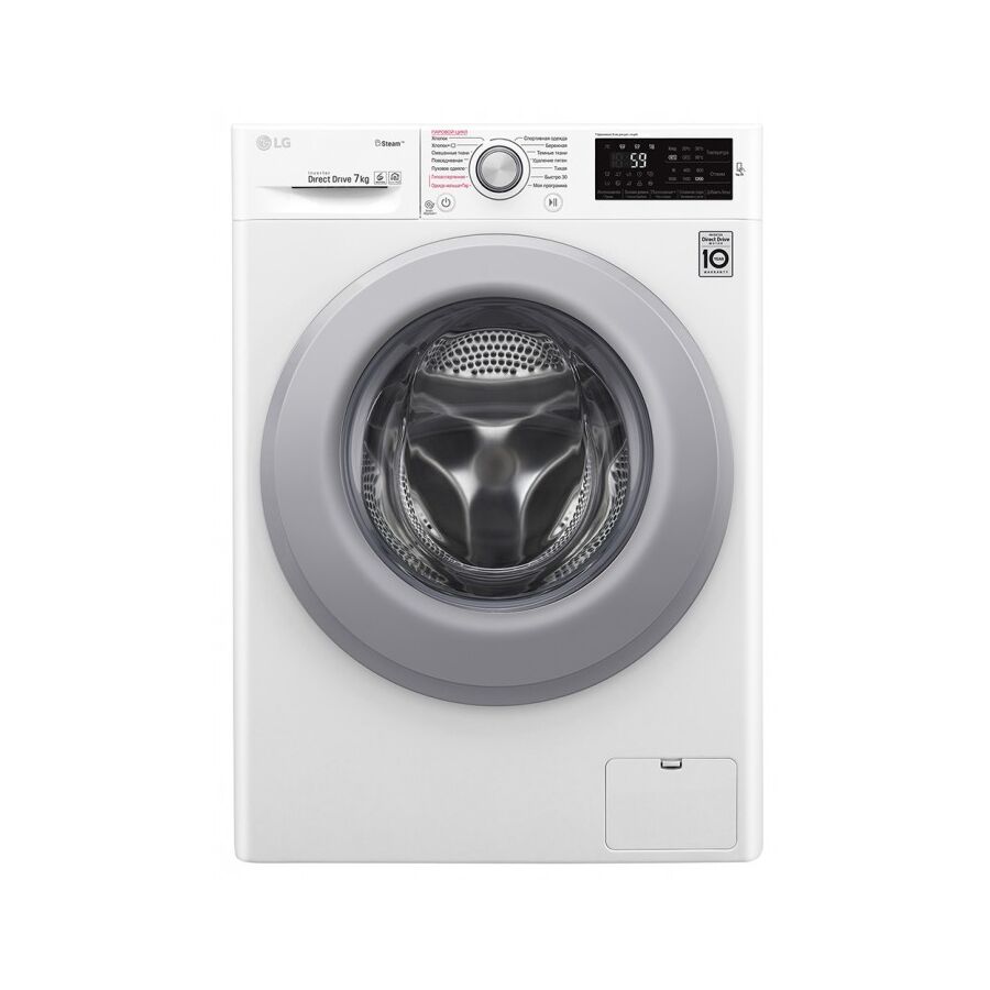 Стиральная машина LG F2V3HS4W класс: A загр.фронтальная макс.:7кг белый инвертер