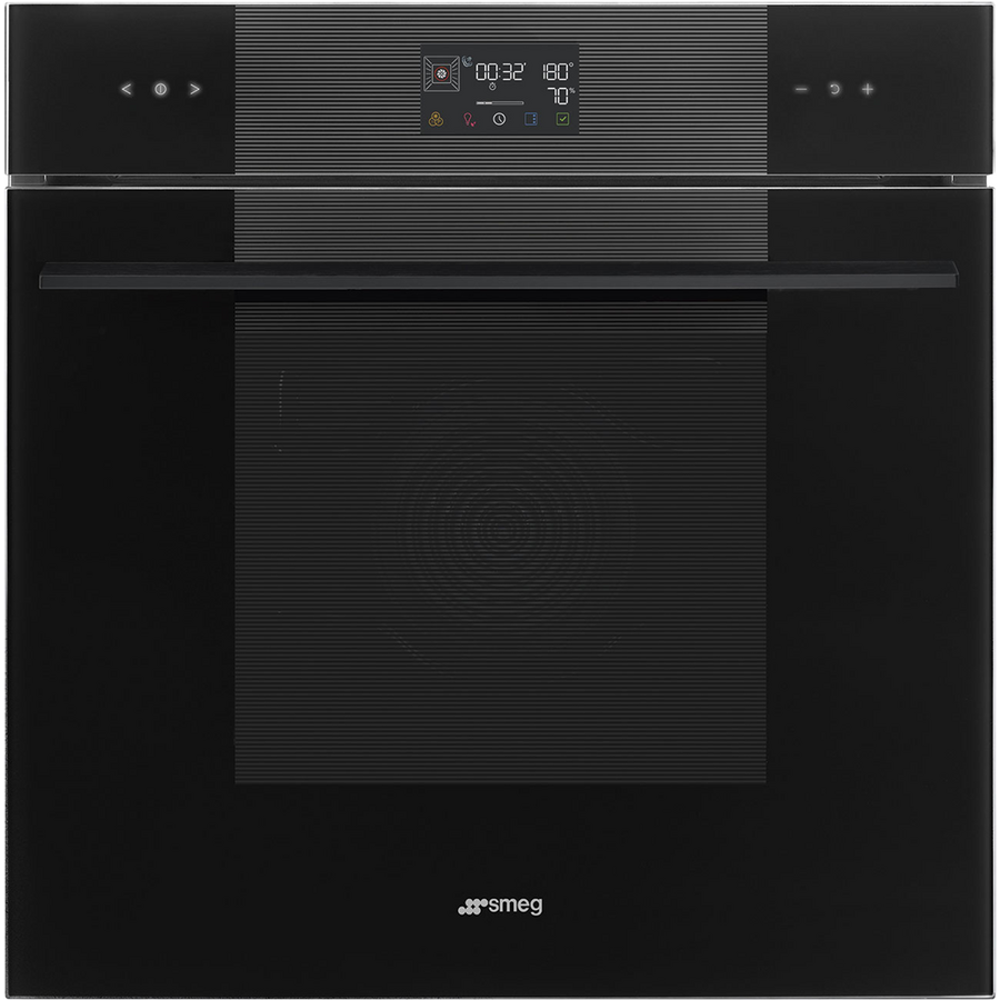 Духовой шкаф SMEG SO6102S3PB3 многофункциональный комбинированный с паром, 60см, 12 функций, Black черное стекло