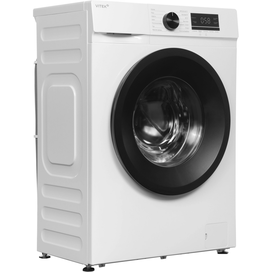 Стиральная машина Vitek VT-WSE6001 белый инвертор