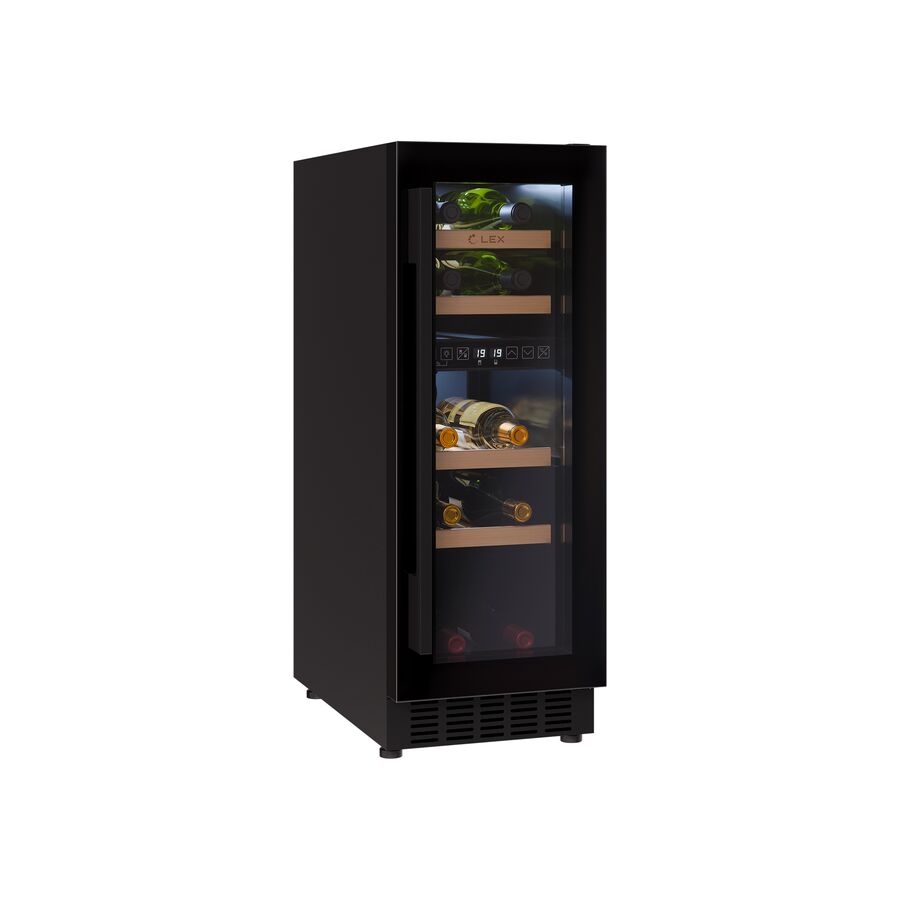 Винный шкаф LEX LWD3017BL dual zone