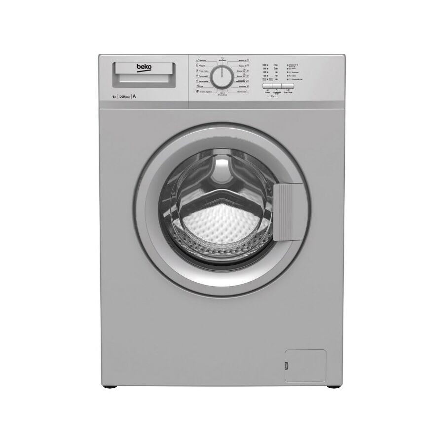 Стиральная машина Beko WRE65P1BSS класс: A загр.фронтальная макс.:6кг серебристый