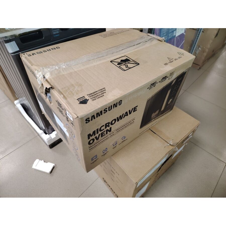 УЦ Микроволновая печь Samsung MS23F301TQW белый (плохая упаковка, бу, нет гар.талона, замена магнетрона)