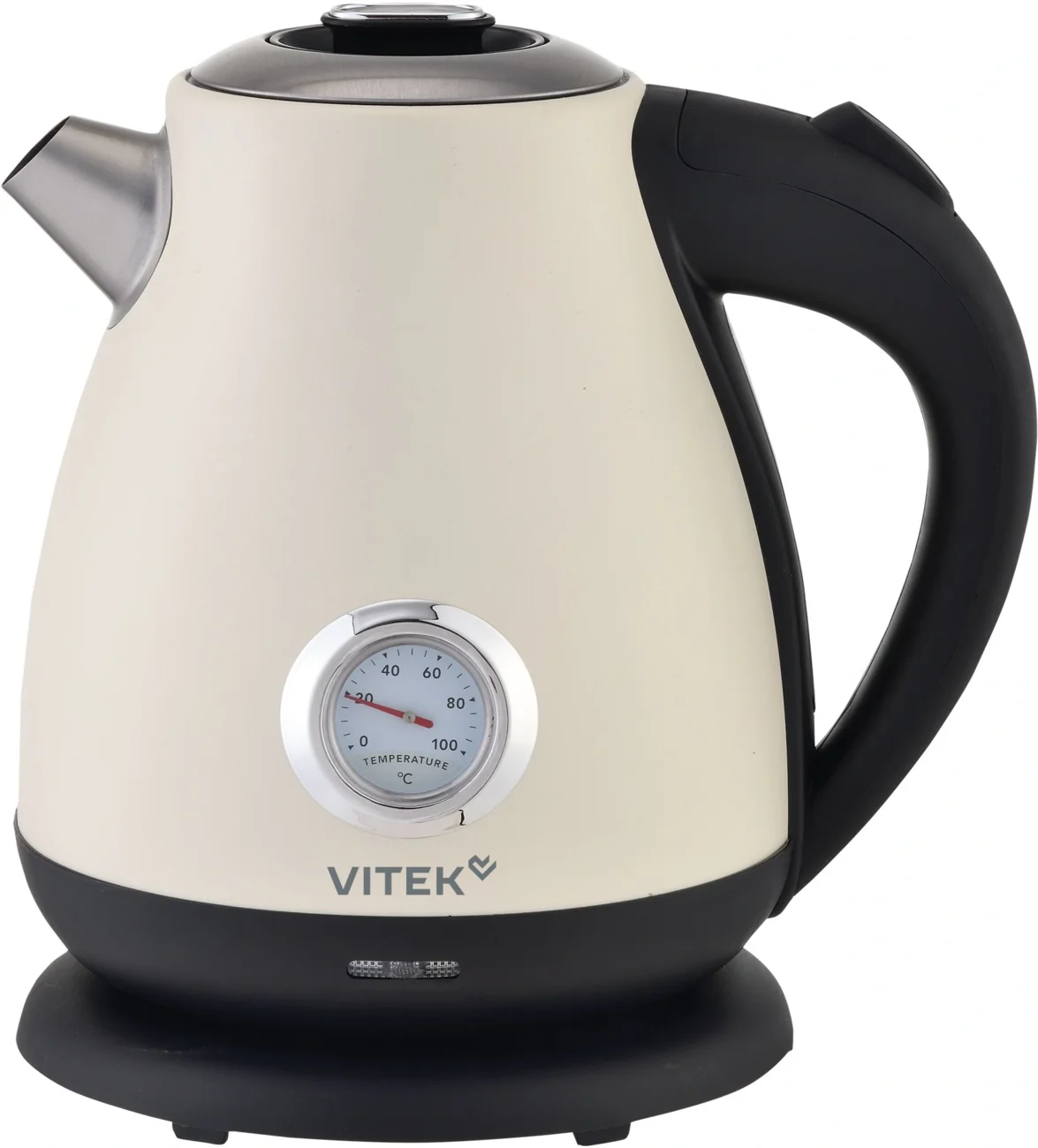 Электрочайник Vitek VT-WK1095 1.7л 2200Вт кремовый корпус металл