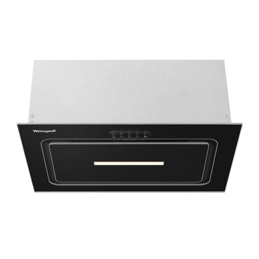 Вытяжка Weissgauff Aura 456 PB Black Glass