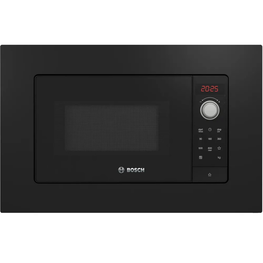 Встраиваемая микроволновая печь Bosch BFL623MB3, черный, микроволны до 800 Вт
