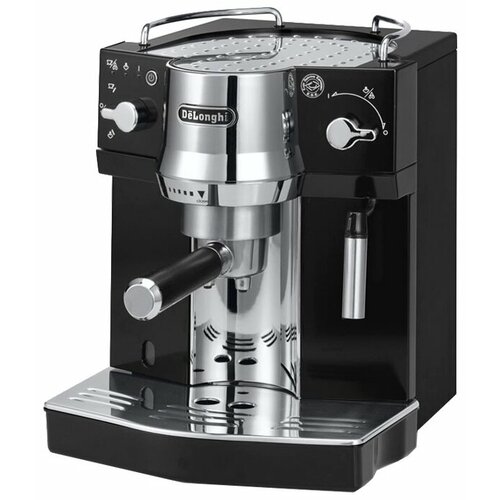 Кофеварка эспрессо Delonghi EC820.B серебристый/черный
