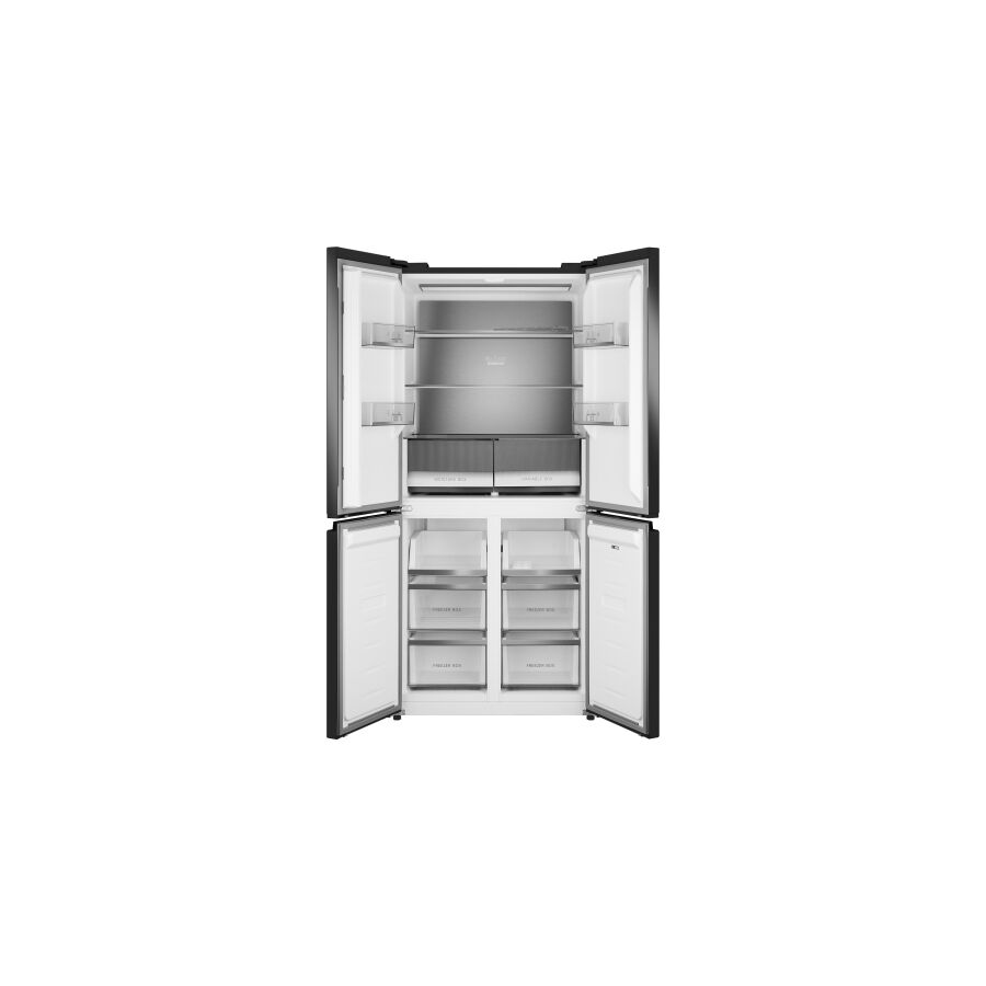 Холодильник Weissgauff WCD 450 Rock Glass NoFrost Inverter