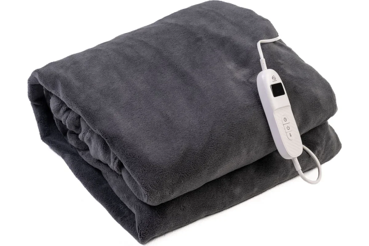Электрический плед EcoSapiens Comfy ES-102 grey