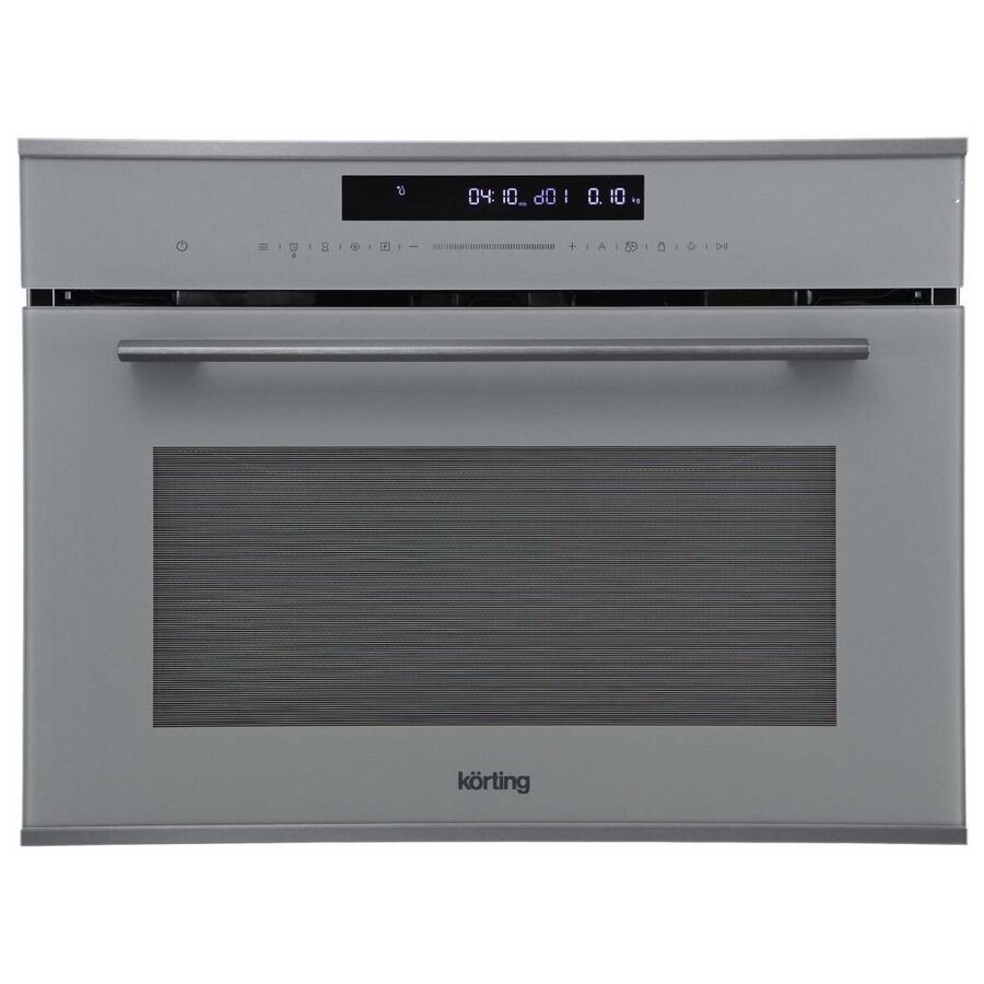 Духовой шкаф Korting OKB 3250 GBXGr MW серое стекло+черная нерж