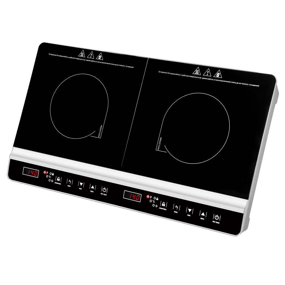 Настольная плита TUAREX TK-2731 (90742) индукция с двумя конфорками черный