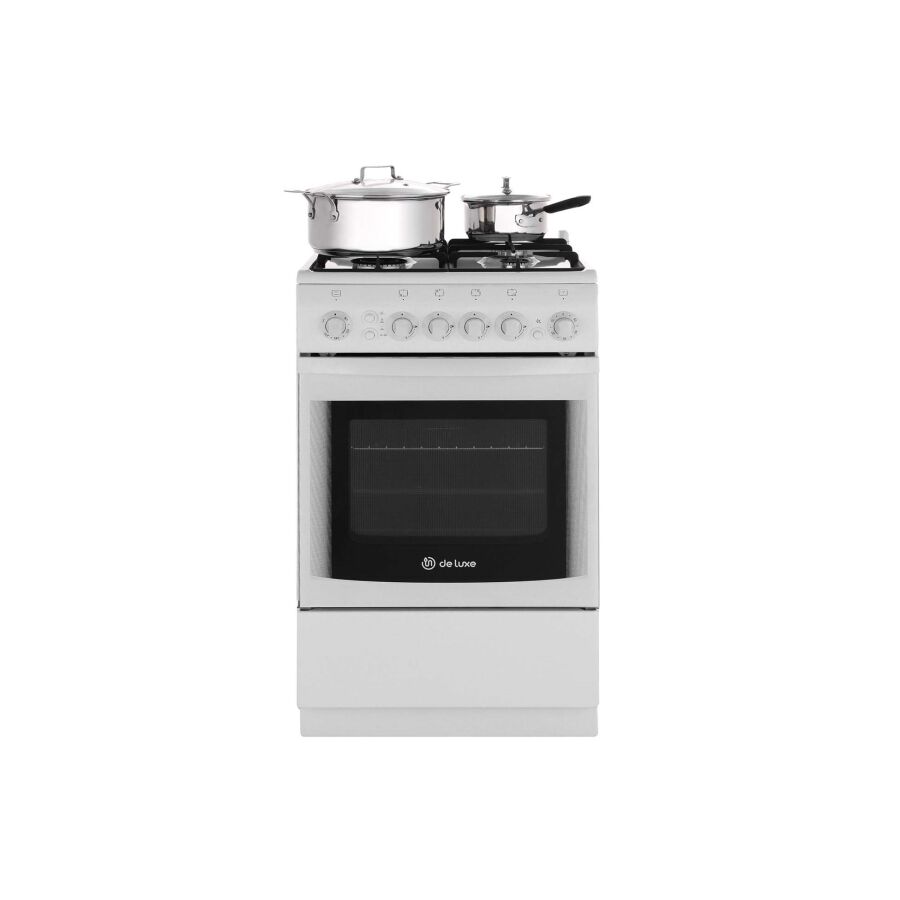Плита De Luxe 5040.40ГЭ (кр) ЧР белый