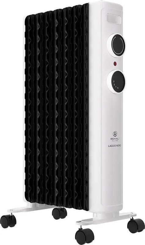Масляный радиатор Royal Clima ROR-LN7-1500M Laggio Nero белый