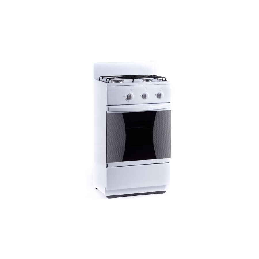 Плита газовая Flama CG 3202 W, 50x35x85 см, 2 конфорки, духовка 30 л