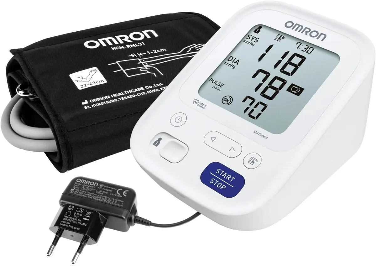 Тонометр Omron M3 Expert (HEM-7154-ALRU)
