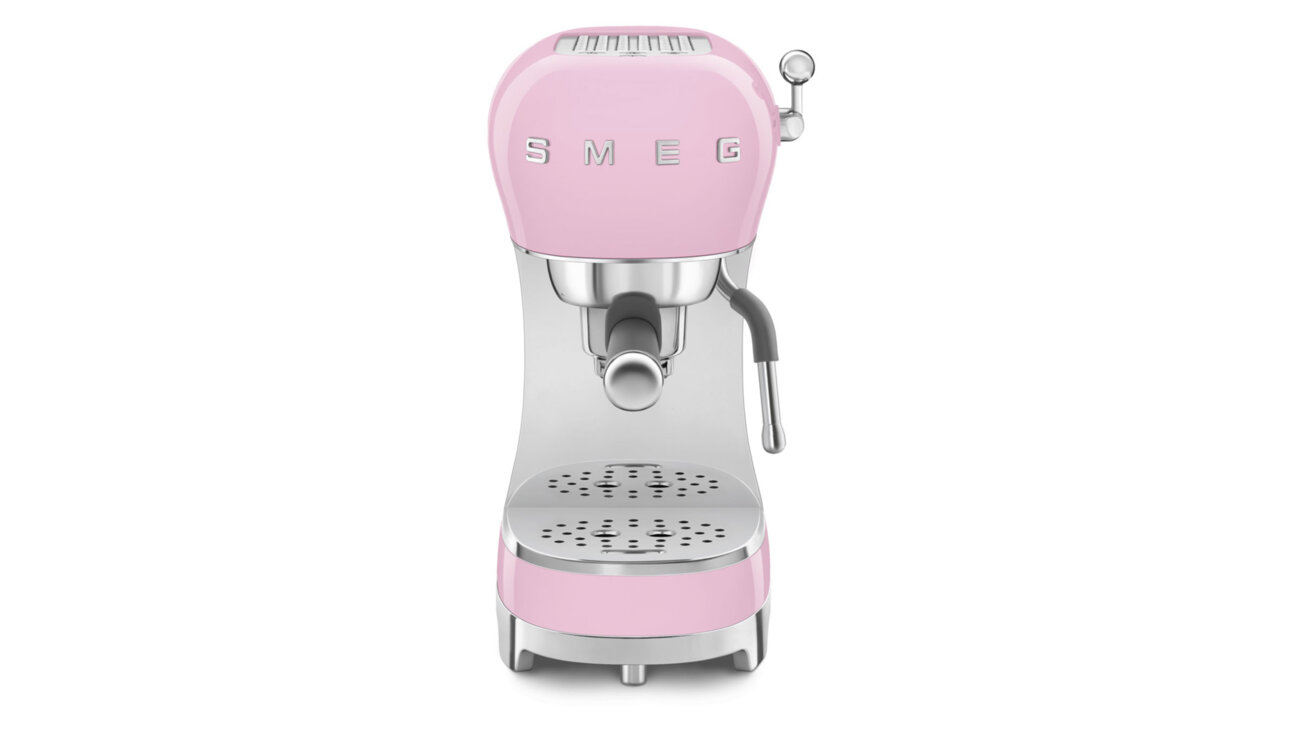 Кофемашина-эспрессо SMEG ECF02PKEU розовый