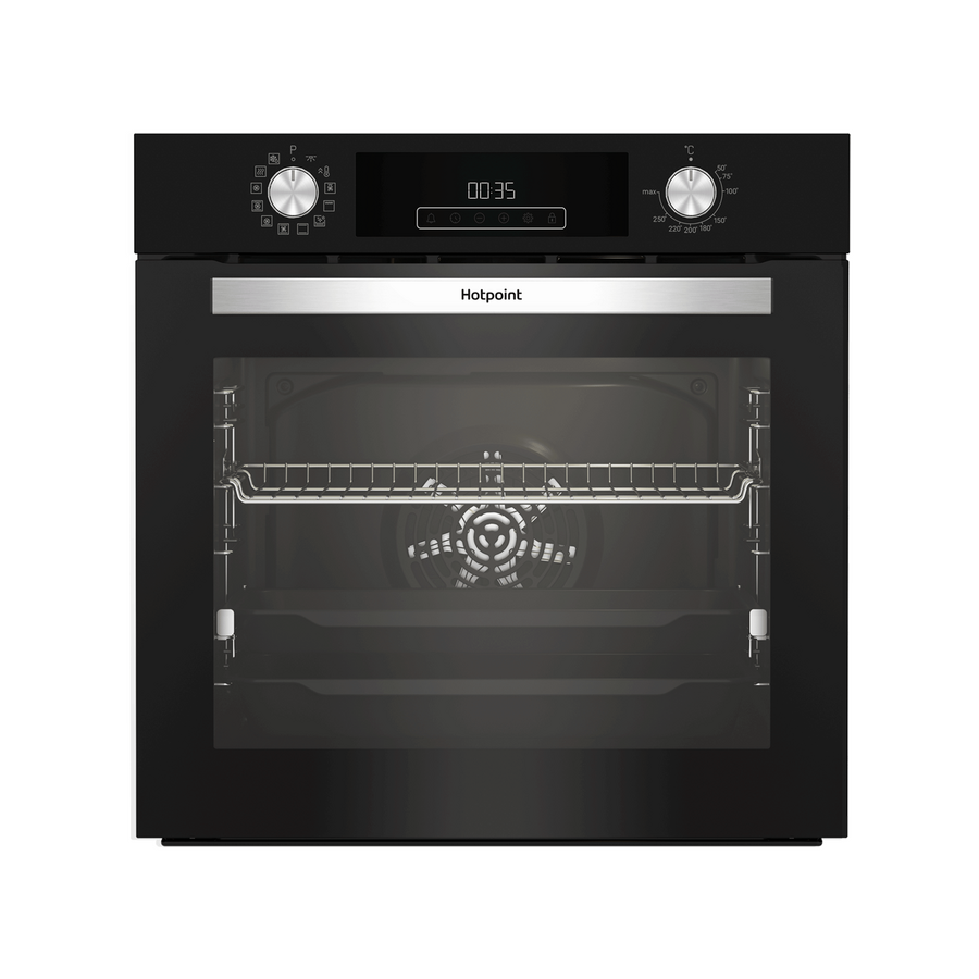 Встраиваемый духовой шкаф HOTPOINT HFE9 1231 JSH BL черный