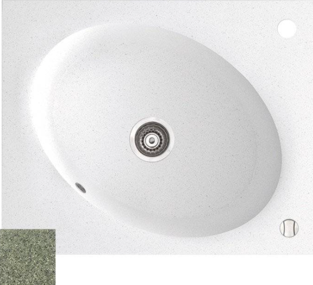 Кухонная мойка Marmorin Tono 430 103 003 Grey гранит, одна чаша (1b) 623х500х205