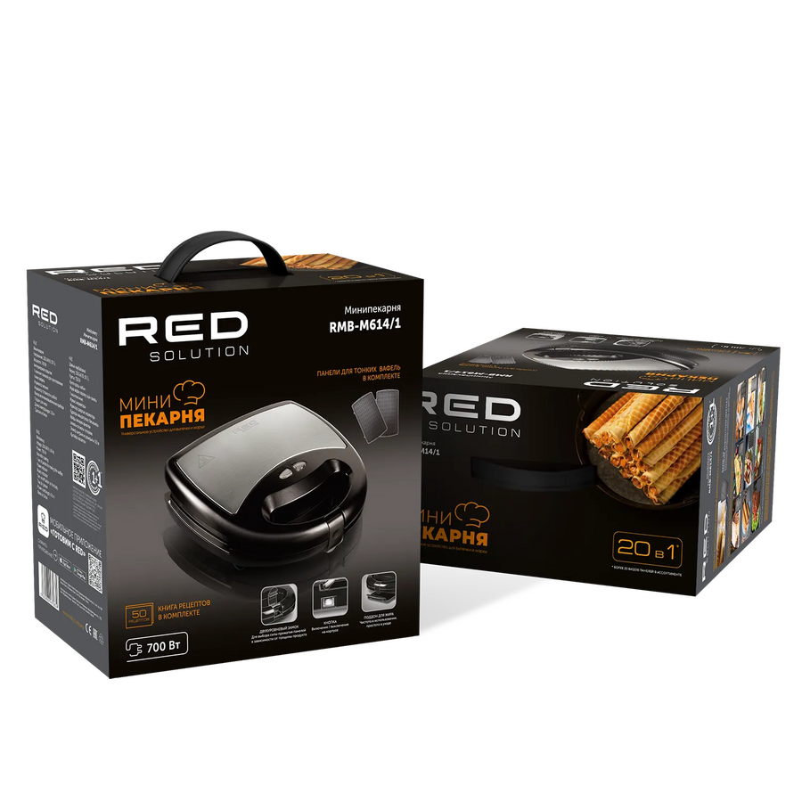 Вафельница RED SOLUTION RMB-M614/1