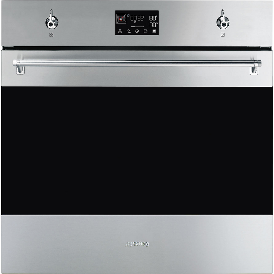 Духовой шкаф SMEG SO6302S3PX многофункциональный комбинированный с пароваркой, 60см, 12 функций, нерж