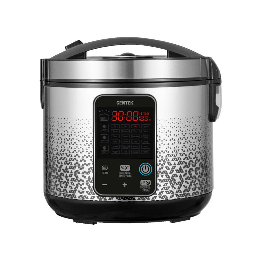 Мультиварка Centek CT-1499 чёрный/сталь