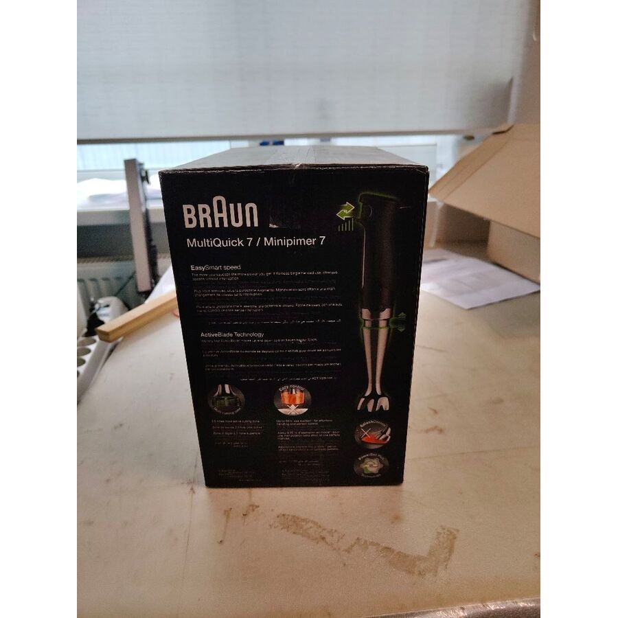УЦ Блендер BRAUN MQ7035X (плохая упаковка, дефект литья на резервуаре, малые потертости на корпусе)