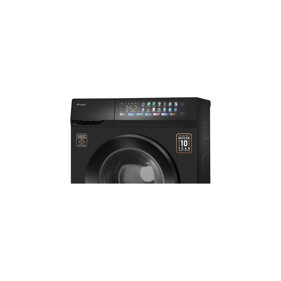 Стиральная машина Weissgauff WM 39107 Full Touch Inverter Steam Black