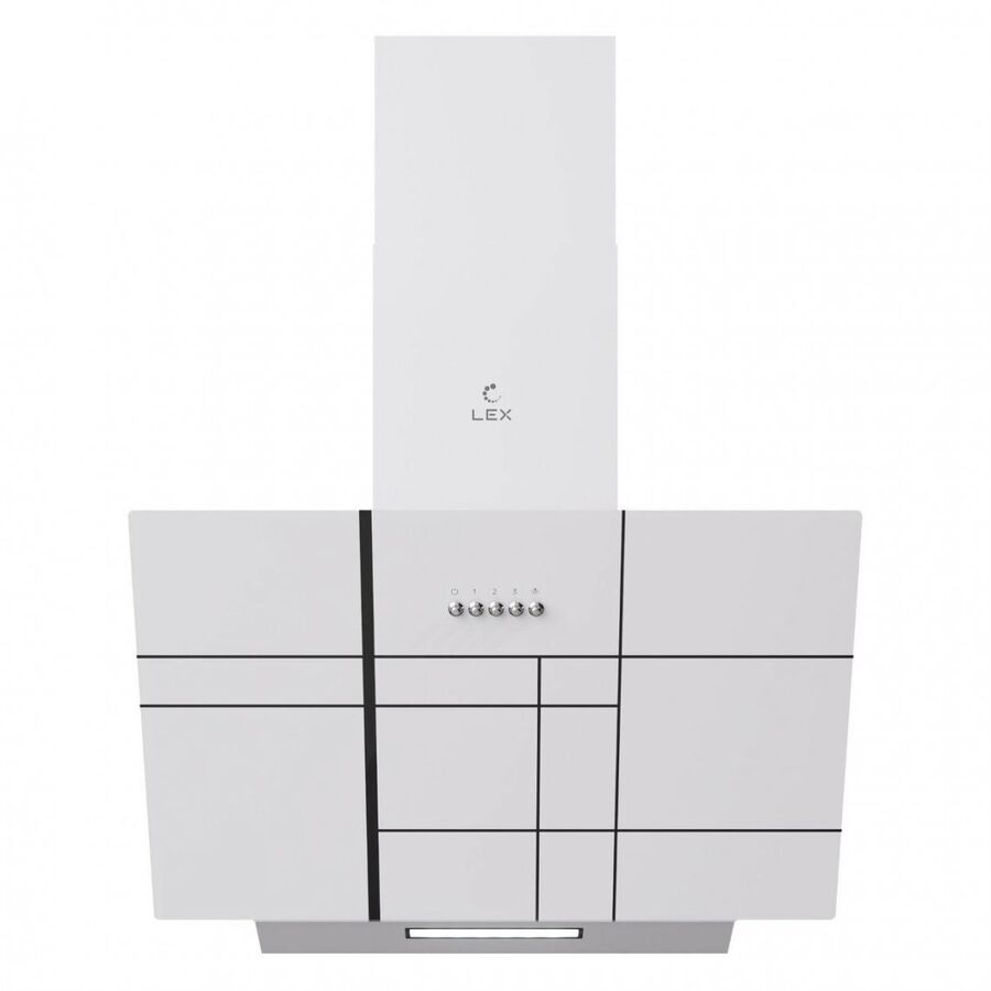 Вытяжка LEX Moza 600 R1 White наклонная