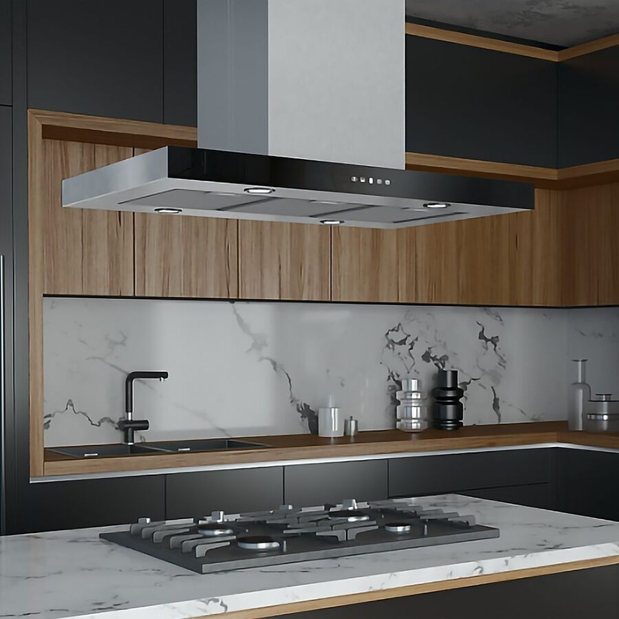 Вытяжка ELIKOR Agat island 90N-1000-E4D Steel/bk