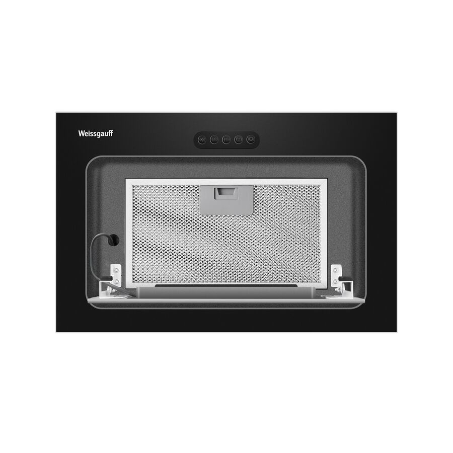 Вытяжка Weissgauff Aura 456 PB Black Glass