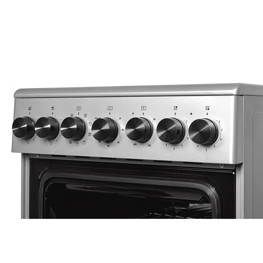 Кухонная плита Midea MFO-M4E20T9E(SL) серый/черный