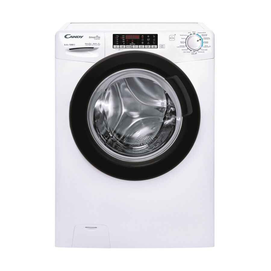 Стиральная машина Candy Smart Pro Inverter CSOW43 646TWMB-07 кл.:A+++ фронт. макс.:6кг (с сушкой) бе 31019428