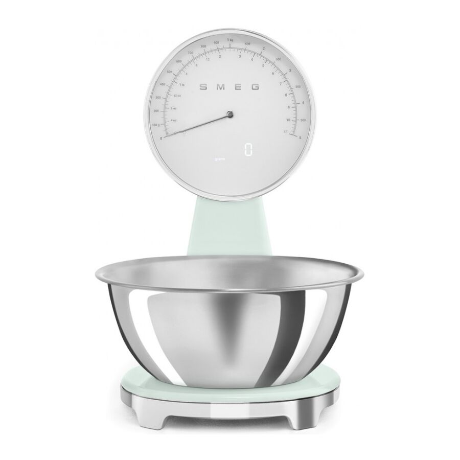 Кухонные весы SMEG KSF01PGWW пастельно-зеленый