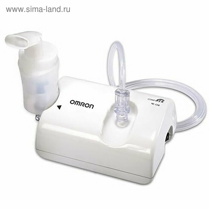 Ингалятор Omron NE-C24 (NE-C801S-RU) компрессорный стационарный белый