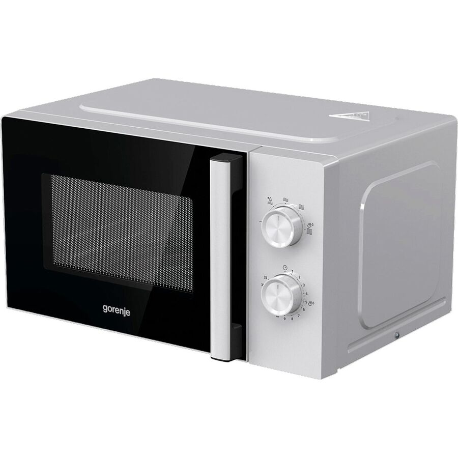 Микроволновая печь Gorenje MO20E1WH 20л, 800Вт, черный/белый