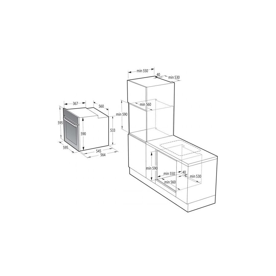 Духовой шкаф Gorenje BPS6737E14BG