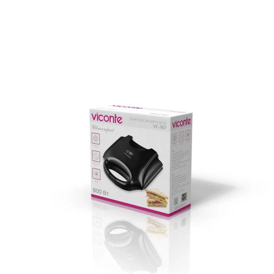 Электросэндвичница Viconte VC-167 800 W