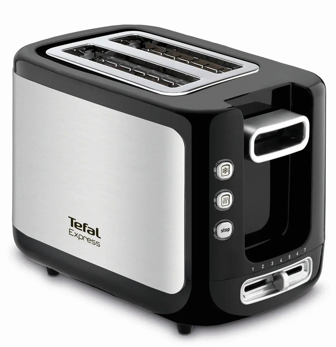 Тостер Tefal TT365031 серебристый/черный