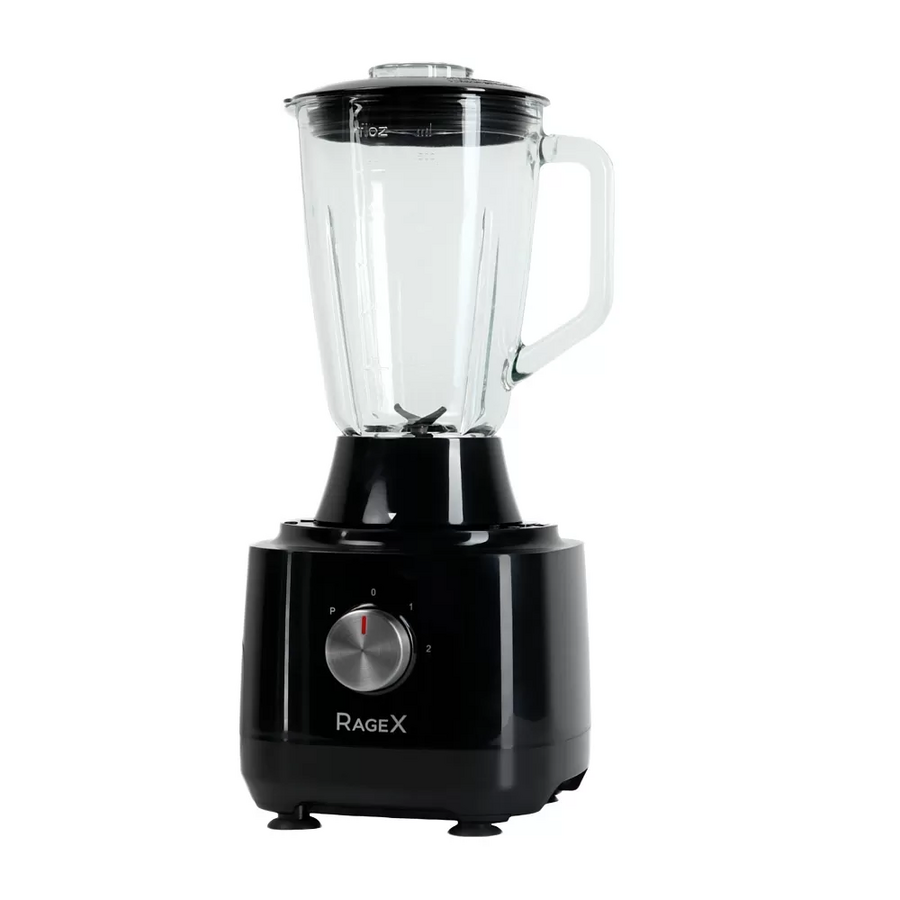 Кухонный комбайн RageX R103-000 12 в 1 RAGEX R103, 1.2л, 1000Вт, черный