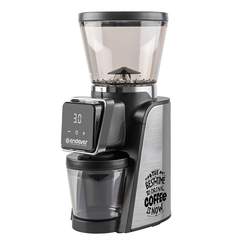 Кофемолка ENDEVER Costa-1063 стальной/черный