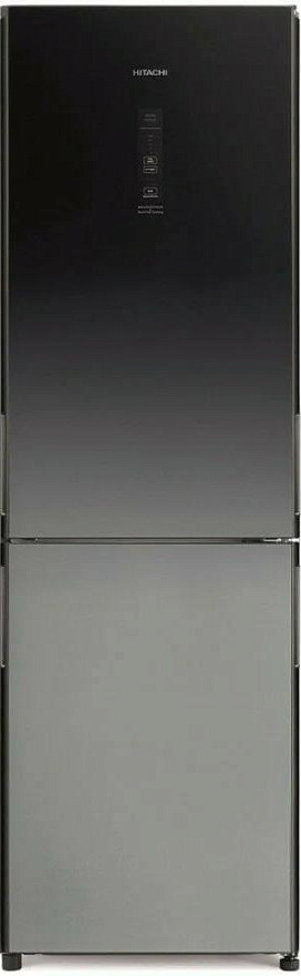 Холодильник Hitachi R-BG410PUC6X XGR 2-хкамерн. серый стекло инвертер (990111100210)