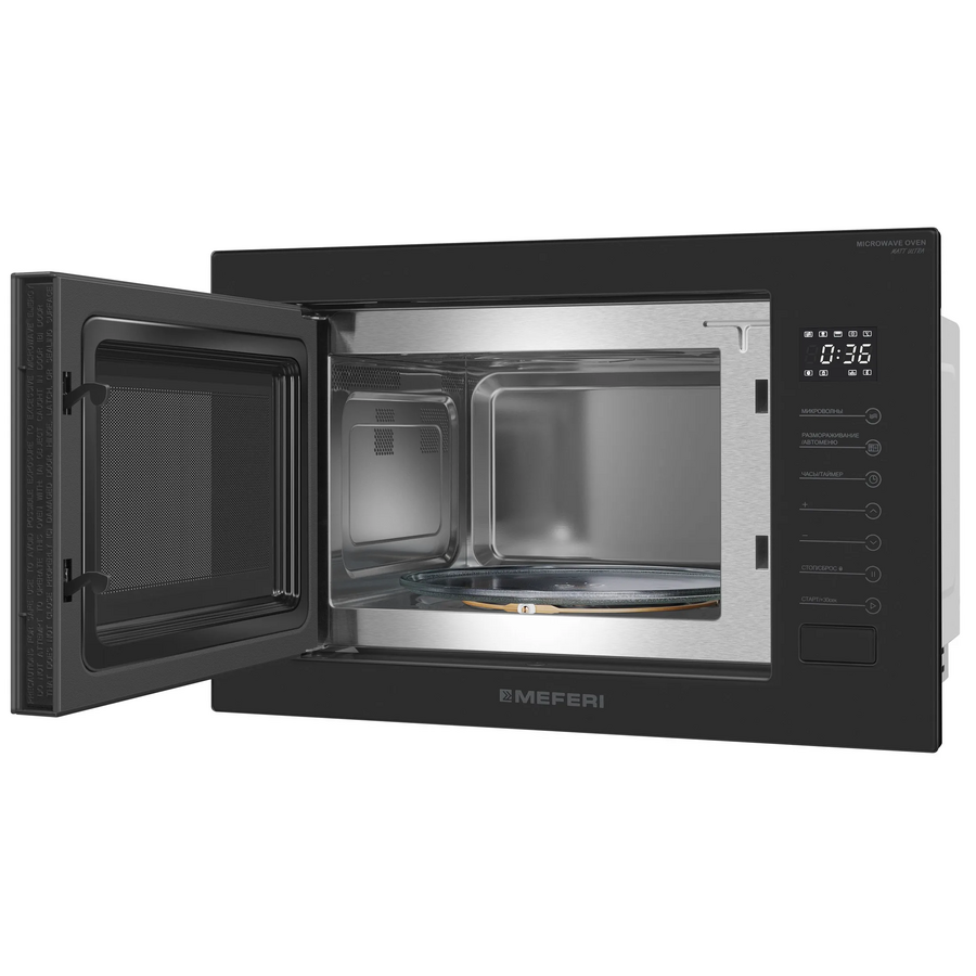 Встраиваемая микроволновая печь Meferi MMO6025BK Matt Ultra