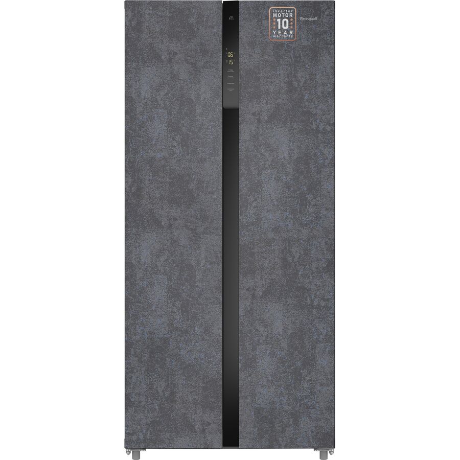 Холодильник Weissgauff WSBS 500 Inverter NoFrost Rock Glass