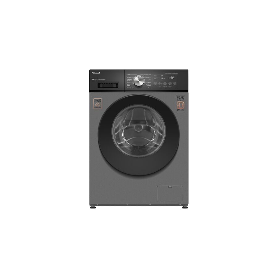 Стиральная машина Weissgauff WM 45127 Direct Drive Inverter Steam Deep Grey