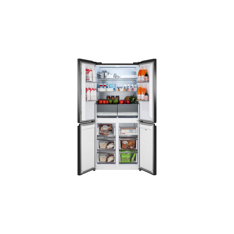 Холодильник Weissgauff WCD 450 Rock Glass NoFrost Inverter