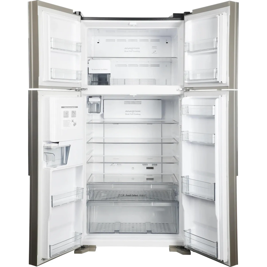 Холодильник Hitachi R-W660PUC7X GC 2-хкамерн. шампань стекло (990116100662)